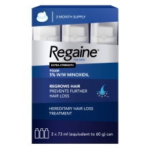REGAINE® For Men Extra Strength Scalp Foam for Hair Regrowth